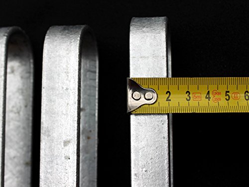 DanDiBo 4 Stück Bodenanker für Rosenbogen 30 cm verzinkt Erdspieß Bodenspieß Befestigungsanker Erdanker - 8