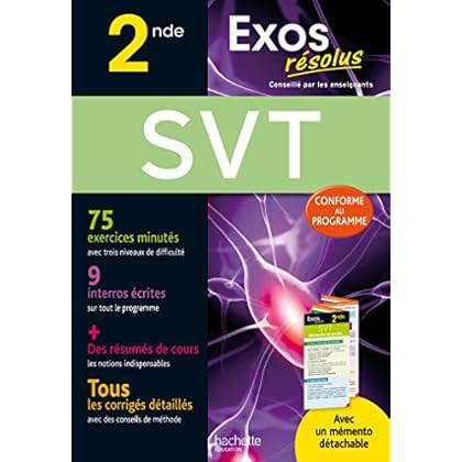 Exos résolus - SVT 2nde Exos résolus - SVT 2nde
