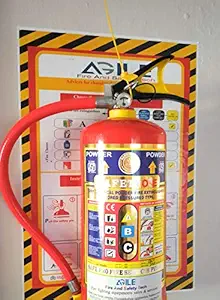 Safety one Metal ABC Type fire Extinguisher (4 Kg, Red)