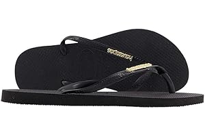 Havaianas Women's Slim Logo Metallic Flip Flops