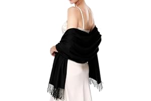 EASE LEAP Pashmina Shawl Women Winter Scarf Warm Wrap Wedding Men Ladies Scarves 200x70 cm