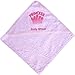 Baby Boys & Girls Super Soft Personalised Prince & Princess Bathrobe Towel (Pink)