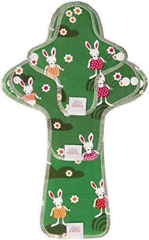 Moon Washable Pads Trial Organic Cotton Panty Liners Set of 3 Rabbits Limited Edition