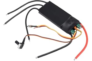 iHaospace DC 6-24V 1000W BLDC 3 Phasen Brushless Motor Driver Hallless DC Motor Drive Board Speed Controller Speed Regler with Potentiometer