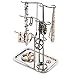 Produktbild HFJ&YIE&H Hängend Schmuck Organizer - 3 Tier Tischplatte Halskettenhalter und Anzeige Schmuck Veranstalter Anzeige Baumregal mit Ringschale