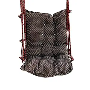 The Shopping Icon Cotton Swing Hammock for Kids, Medium Size Hammock for Kids up to 8 Years, up to 50 Kg Weight Capacity, Brown Color