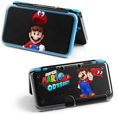 Cartoon Super Mario Crystal Clear Hard Protective Case Cover For Nintendo NEW 2DS XL