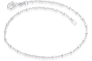 MATERIA BY MATTHIAS WAGNER MATERIA Feine Armkette Damen Silber 925 - Würfel Kette filigran mit Karabinerverschluss in 17 18 19 20 21 22cm SA-119