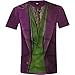 Produktbild Batman Joker Lookalike T-Shirt DC Comics The Dark Knight Shirt im Joker Style lizenziert - M