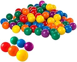 Intex Pack 100 bolas multicolor diámetro 6,5 cm + 2 años (49602)