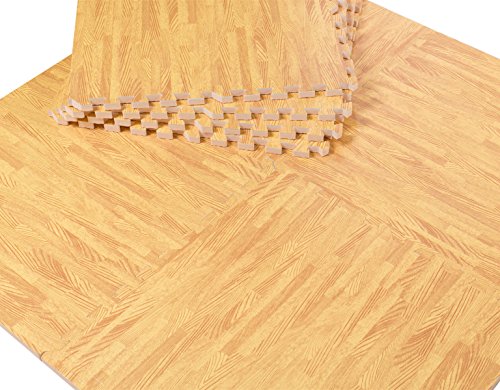 Schutzmatten 60 x 60 cm, Mattenstärke: 10-25mm Puzzlematte Sportmatte Unterlegmatte Gymnastikmatte Fitnessmatten Bodenschutz für Therapiezentren, Bodybuilding, Sportgeräte - 5