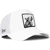 Kurt Logolu Beyaz Trucker Şapka