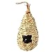 Produktbild Homyl Natürlich Gras Nest Vogelhaus Birdhouse Garten Hof Deko - A Kürbis, 11.5x11.5x22cm