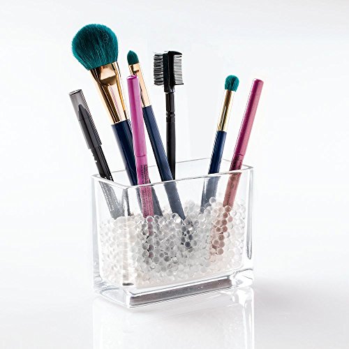 InterDesign 25520EU Bella Kosmetik-Organizer mit Dekorativen Glasperlen, durchsichtig, 10,67 x 4,75 x 8,26 cm - 4