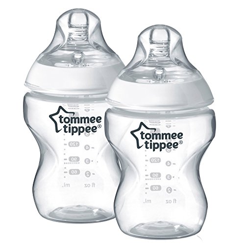 Tommee Tippee Closer to Nature 260 ml/9fl oz Feeding Bottles (2-pack)