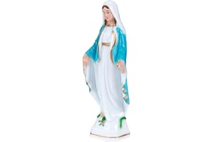 VALICLUD Virgen María estatua que brilla en la oscuridad Nuestra Señora de la Gracia Estatua Luminosa Católica Figuras Religiosas para las Madres Decoraciones del Día