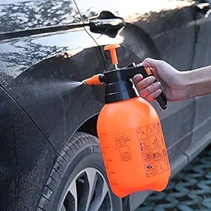 Tip&Top creation Garden Pump Pressure Sprayer / Lawn Sprinkler / Water Mister / Spray Bottle for Herbicides, Pesticides, Fertilizers, Plants Flowers (2-Liter Capacity) Water Spray Bottle (Multi-Colour)
