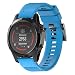Produktbild Igemy Wiedereinbau Silicagel weicher Band-Bügel für Garmin Fenix 5 GPS-Uhr (Blau)
