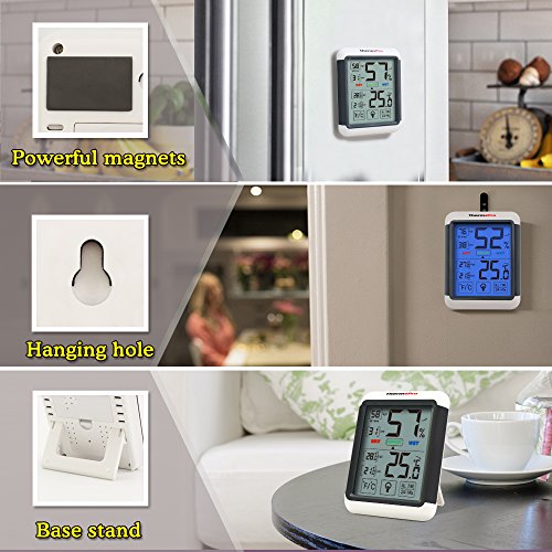 ThermoPro TP55 digitales Thermo-Hygrometer Raumluftüberwachtung Temperatur und Luftfeuchtigkeitmessgerät - 6