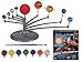 Produktbild SOLAR SYSTEM - BAUSATZ - Sonnensystem Planetarium Bastelset - 3D Solar System zum Selbst - Zusammenbauen und Selbst - Bemalen - Bastelset besteht aus Aufsteller mit rotierenden Armen / 9 Planeten / Farbpalette und Pinsel - Astronomie - Modell für Kinder - Neu aus dem KAMACA-SHOP