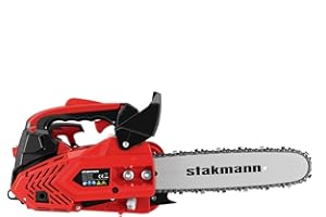STAKMANN Motosega a Scoppio a 2 Tempi a Benzina Lama 30 cm, Easy Start e Interruttore di Sicurezza, Moto Sega da Giardino, Lavoro, Taglia Legna e Rami Preciso con Impugnatura Ergonomica (25,4 cc)