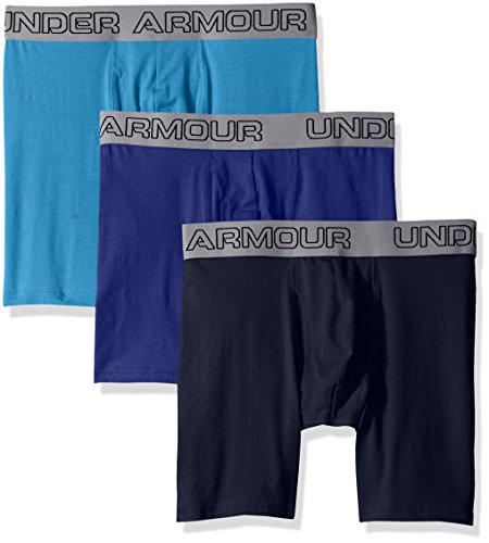 Under Armour Herren Unterhose Cotton Stretch 6'' 3 Pack-stl