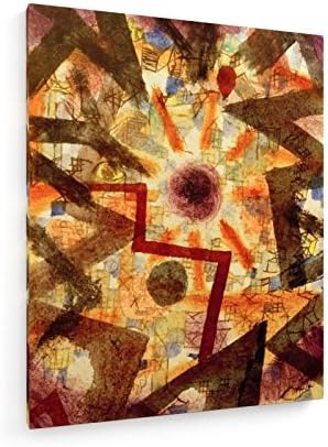 Paul Klee - And There Was Light - 1918-23,62" x 29,53 inch (60x75 cm) - Textile canvas print - wall art - artists, paintings, photo, picture on canvas - Old Masters/Museum