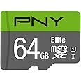 PNY Elite - Flash memory card - 64 GB - UHS-I U1 / Class10 - microSDXC UHS-I