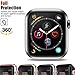 Produktbild Chok Idea Compatible with Apple Watch 4 44mm Case Protector,360° Full Abdeckung Protection Anti-Fall Stoßstange Umgeben Schweißfest TPU Case Cover Replacement for iWatch Series 4,Transparent