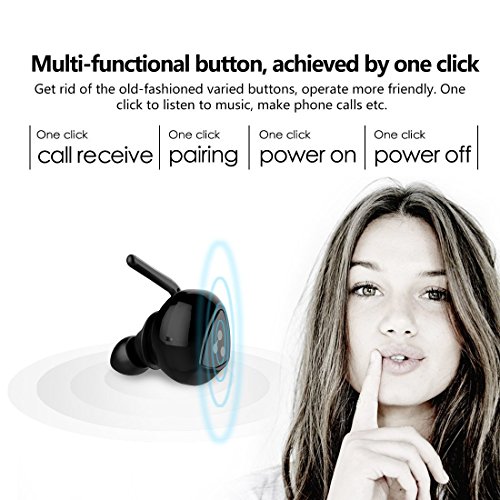 Auriculares Bluetooth Syllable D900 mini Auriculares deportivos in ear Bluetooth 4 2 Manos Libres con microfono con Caja de Carga para iPhone y otros Smart Phones-Negro Auriculares Bluetooth Syllable D900 mini Auriculares deportivos in ear Bluetooth 4 2 Manos Libres con microfono con Caja de Carga para iPhone y otros Smart Phones-Negro