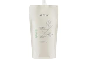 Actyva - Purezza Shampoo, Antiforfora ad Azione Esfoliante e Purificante del Cuoio Capelluto, a base di Pepe Nero e Tè Verde - 500 ml