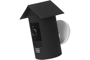 HOLACA wasserdichte Silikonhülle Schutzhülle für Ring Stick Up Cam Batterie HD-Überwachungskamera (3. Generation) - Kratzfeste Schutzhülle für vollen Schutz (schwarz)