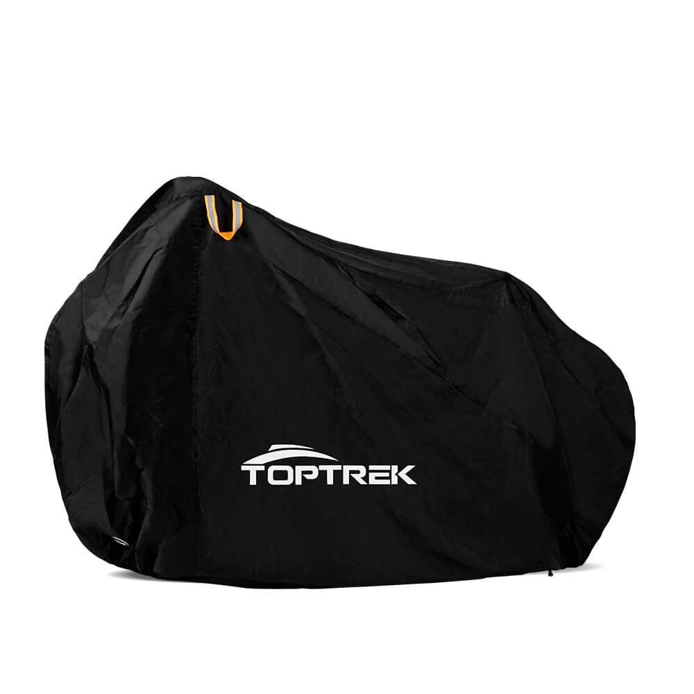 Toptrek Fietshoes, hoogwaardige, waterdichte fietsafdekking, 210T Oxford-weefsel, 200 x 110 x 70 cm, inclusief opbergzak
