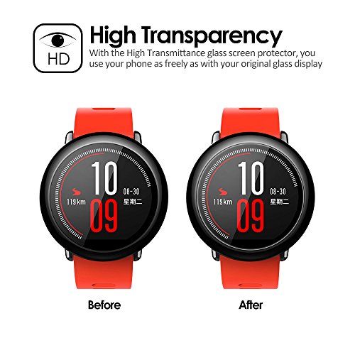 Olycism Protector de Pantalla para Xiaomi Huami Amazfit Watch 2-Pack Ajuste Perfecto Alta Definici n 9H Dureza Anti-ara azo No Hay Burbujas Ultra Resistente Vidrio Templado Cristal Protector reviews Olycism Protector de Pantalla para Xiaomi Huami Amazfit Watch 2-Pack Ajuste Perfecto Alta Definici n 9H Dureza Anti-ara azo No Hay Burbujas Ultra Resistente Vidrio Templado Cristal Protector