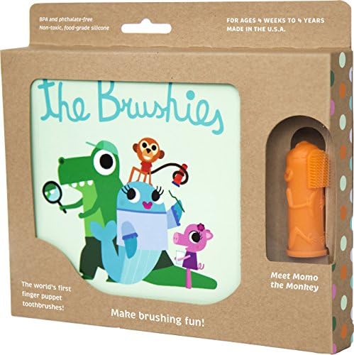 Baby and Toddler Toothbrush and Storybook - Team Member: Momo The Monkey!