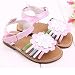 Ouneed Baby Summer Outdoors Sandals Toddler Princess First Walkers Girls Kid Shoes (UK1.5, Pink)