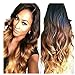 Produktbild Obzer USA® Ombre perücke Haar Extension haarverlängerung haarteile Haar synthetische perücken wig