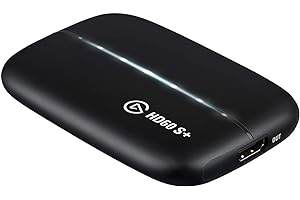 Elgato HD60 S+, External Capture Card, Stream and Record in 1080p60 HDR10 or 4K60 HDR10 with ultra-low latency on PS5, PS4/Pro, Xbox Series X/S, Xbox One X/S, in OBS and more, works with PC and Mac