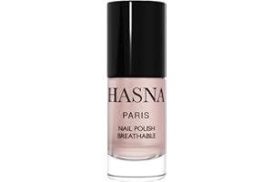 HASNA COSMETICS Hasna Paris - Vernis à Ongles Halal - Éco-Responsable - Brillance et Longue Tenue - Facile à Appliquer - 6ml (ROSE NACRE)