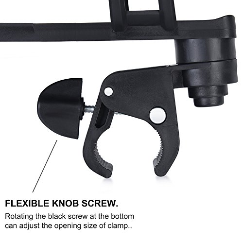 Uarter Flaschenhalter Fahrrad-Wasser-Flaschen-Rahmen-Gestell 360 Grad drehbaren Babyflaschenhalter f¨¹r Kinderwagen MTB Bike - 7