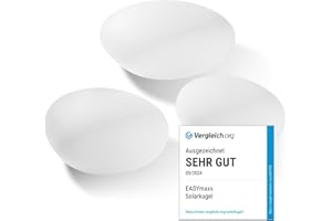 EASYmaxx LED Solarleuchte mit Farbwechsel | Deko Gartenleuchte mit LED Beleuchtung | Wunderschöne Lichteffekte mit Tageslichtsensor In & Outdoor | Gartendeko Witterungsbeständig IP67, Stein Set