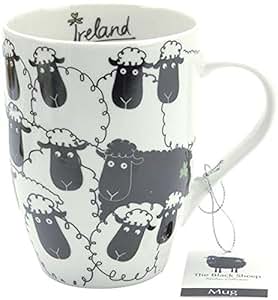 Dublin Gift Company das schwarze Schaf 3456 Becher Keramik: Amazon.de