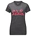 Produktbild JACK WOLFSKIN Damen T-Shirt BRAND T WOMEN, phantom, L, 1805931-6350004