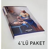 Etika Art Journal 4'l&uuml; A6 &Ccedil;izgili Defter Seti | Hafif kağıt, renkli karton kapak, tel dikişli 4'l&uuml; set &ndash; sanat ve not i&ccedil;in id