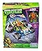 Produktbild Mega Bloks - Teenage Mutant Ninja Turtles Figure With Vehicle - Pizza Roadster Leo (Dpf62)