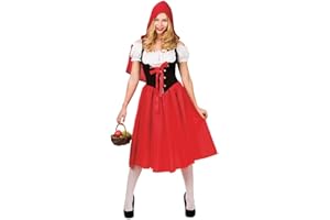 WICKED COSTUMES Adult Womens Red Riding Hood Fany Dress Costume