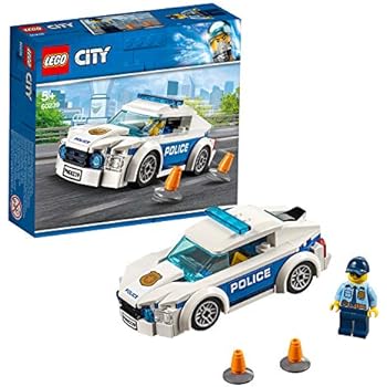 LEGO 60206 City Police Sky Police Jet Patrol Playset, Minifigures and ...