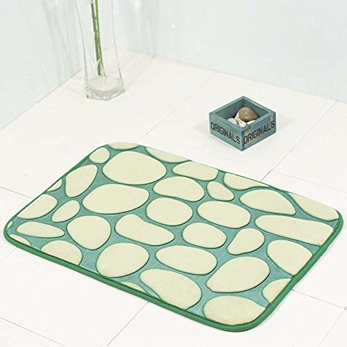 Rugs & Carpet LEEDY 3D Pebble Rugs Memory Foam Bath Mat Carpet Floor Mats Kitchen Bathroom Carpet Decor