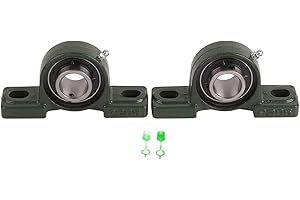 SPACNANA Pillow Block Bearing UCP205 25mm 2 Pcs Spherical Plain Linear Roller Mounted Unit Used in Machinery