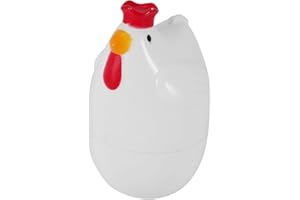 Bopfimer KüKenföRmig 1 Gekochtes Ei Dampfgarer Dampfgarer Stoessel Mikrowelle Eierkocher Kochutensilien Kuechenhelfer Zubehoer Werkzeuge